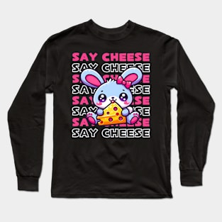 Say cheese mouse Long Sleeve T-Shirt